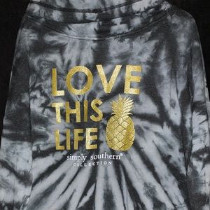 black and grey tie dye jacket